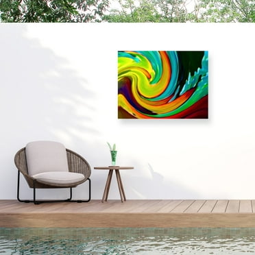 Amy Vangsgard 'Crashing Wave' Outdoor Canvas