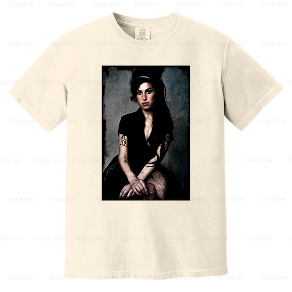 Amy Winehouse Black Unisex Tee All Sizes Fan Music Soul Jazz Comfort Color T-Shirt Unisex, up to 4XL