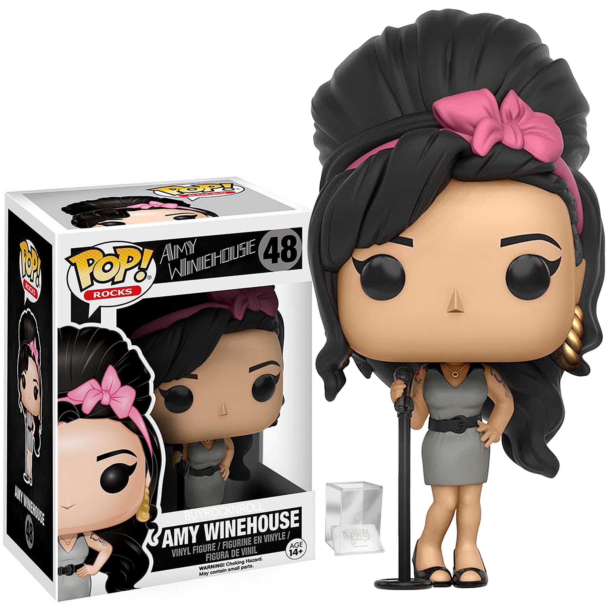 Amy Winehouse Collectible 2016 Funko Pop Rocks! Vaulted Figure #48 ...