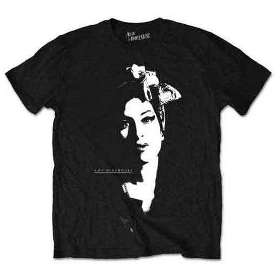 Amy Winehouse Scarf Portrait T Shirt