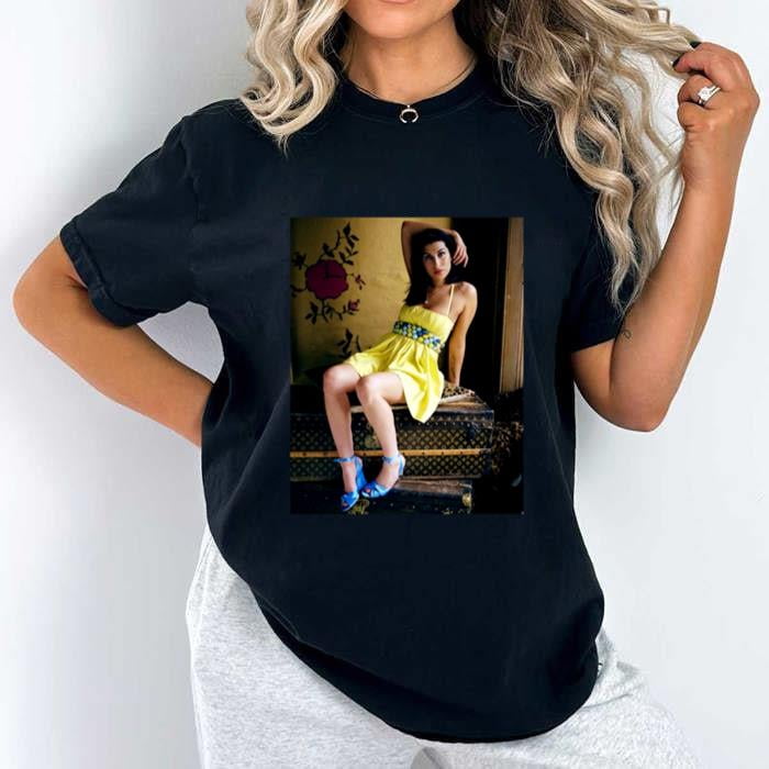 Amy Winehouse Portrait T-Shirt For Women - Black, XS, Eco-Friendly Fabric