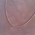 thumbnail image 1 of Amy and Annette 14K Rose Gold Plated 24" Box Chain Necklace, 1 of 6