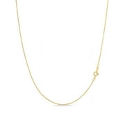 Amy and Annette 14k Plated 18" Gold Box Chain For Women