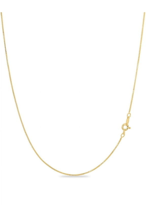 14k Gold Plated 24-Inch box Chain