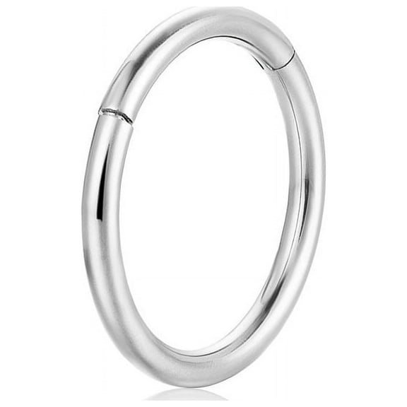 Amy and Annette High Polish Adjustable Nose Ring, Stainless Steel