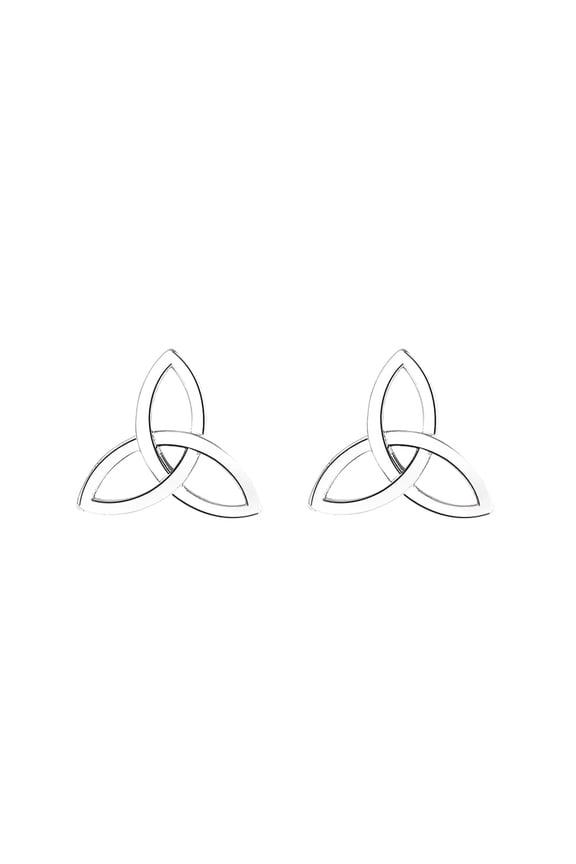Sterling Silver Celtic  Stud Earrings