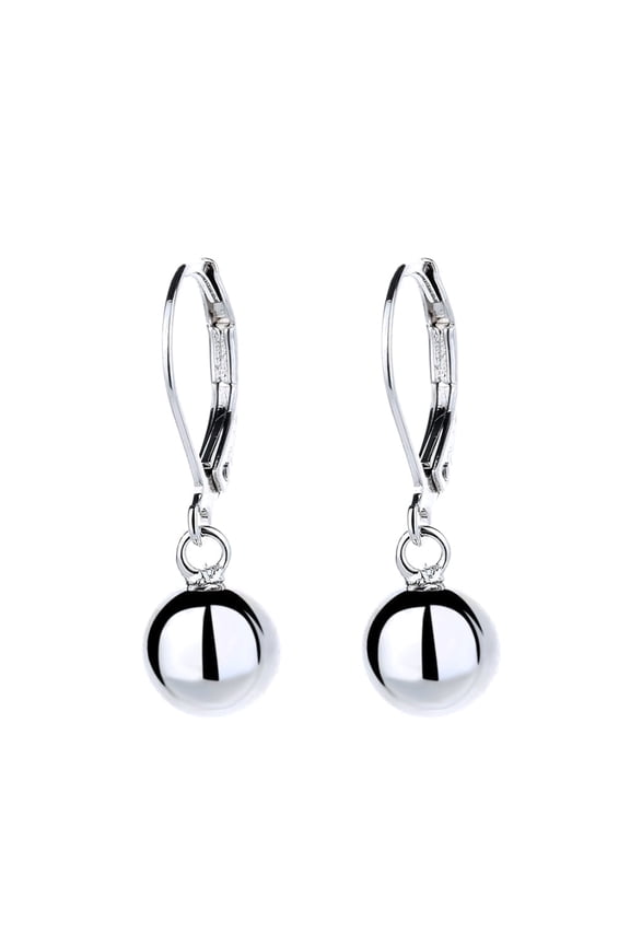 Sterling Silver Drop and Dangle Sphere