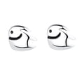 thumbnail image 1 of Amy and Annette Sterling Silver Elephant Stud Earrings, 1 of 4