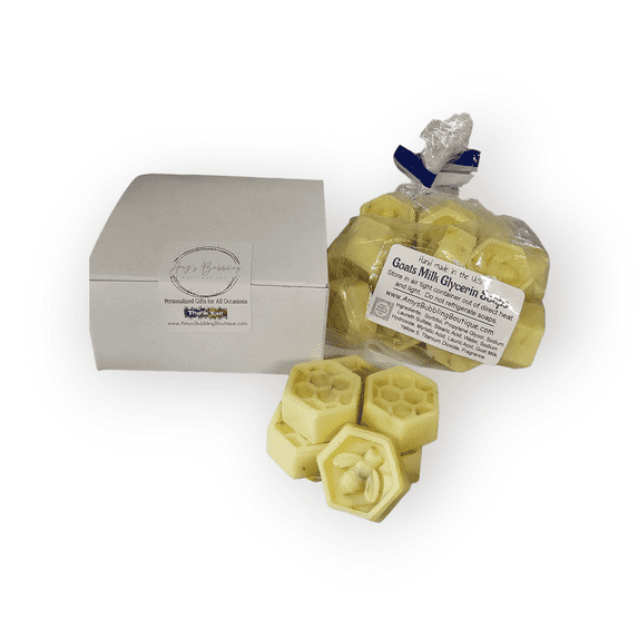 Amy's Bubbling Boutique Honeycomb Honey Bee Baby Shower Favors - Goat Milk Scented Soaps, 20 Count