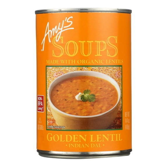 Amy's Golden Lentil Soup 14.4 oz (Pack Of 12)