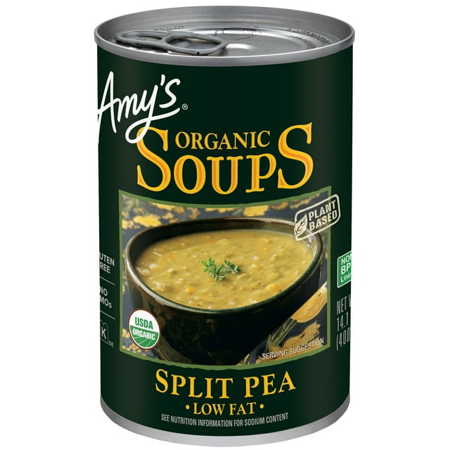Amy's Kitchen Low Fat Organic Split Pea Soup 14.1 Oz (Canned Soup
