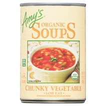 Amy's Organic Chunky Vegetable Low Fat Soup 14.3 oz Pack of 3 - Walmart.com