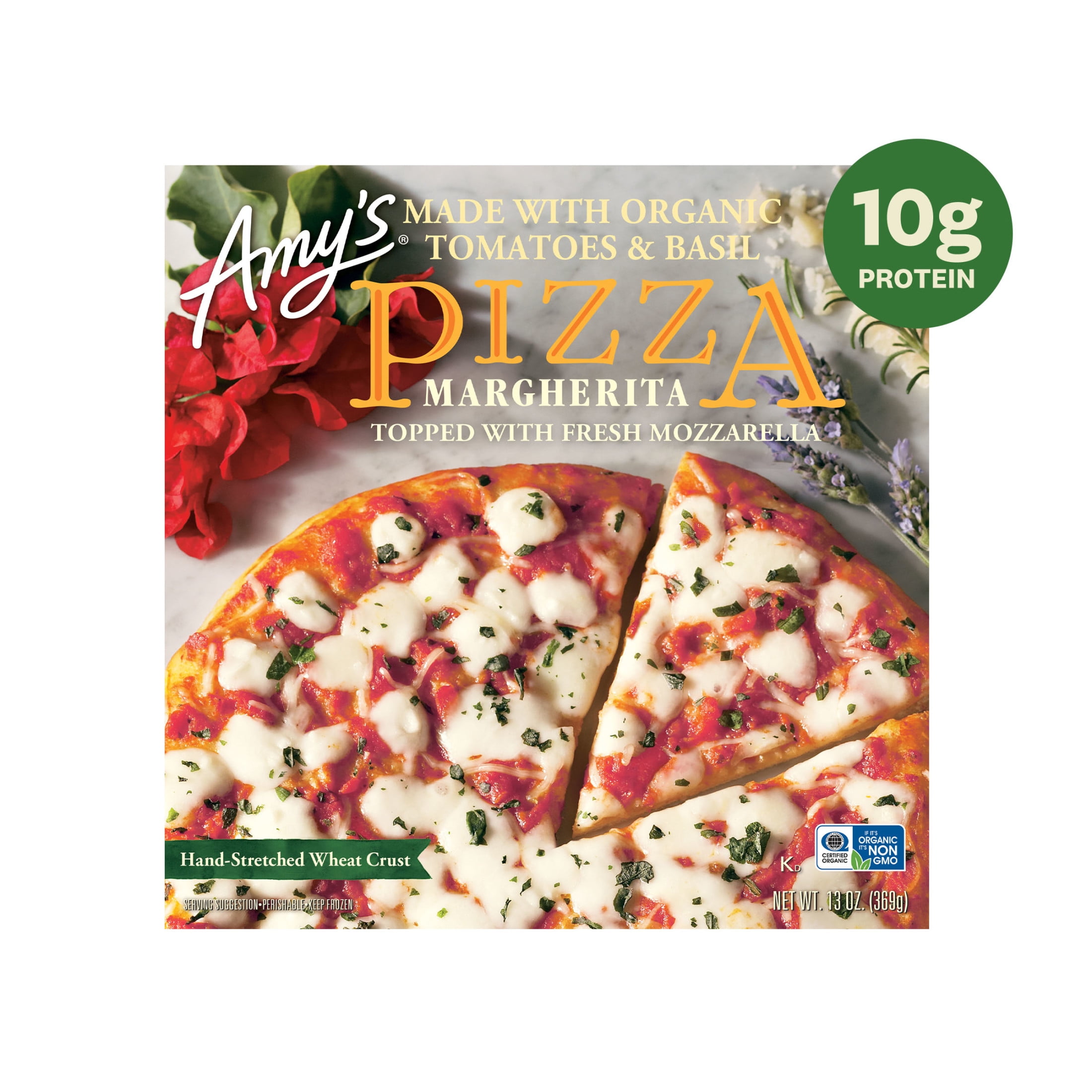 Amy's Margherita Pizza, Frozen Pizza, 13 Oz