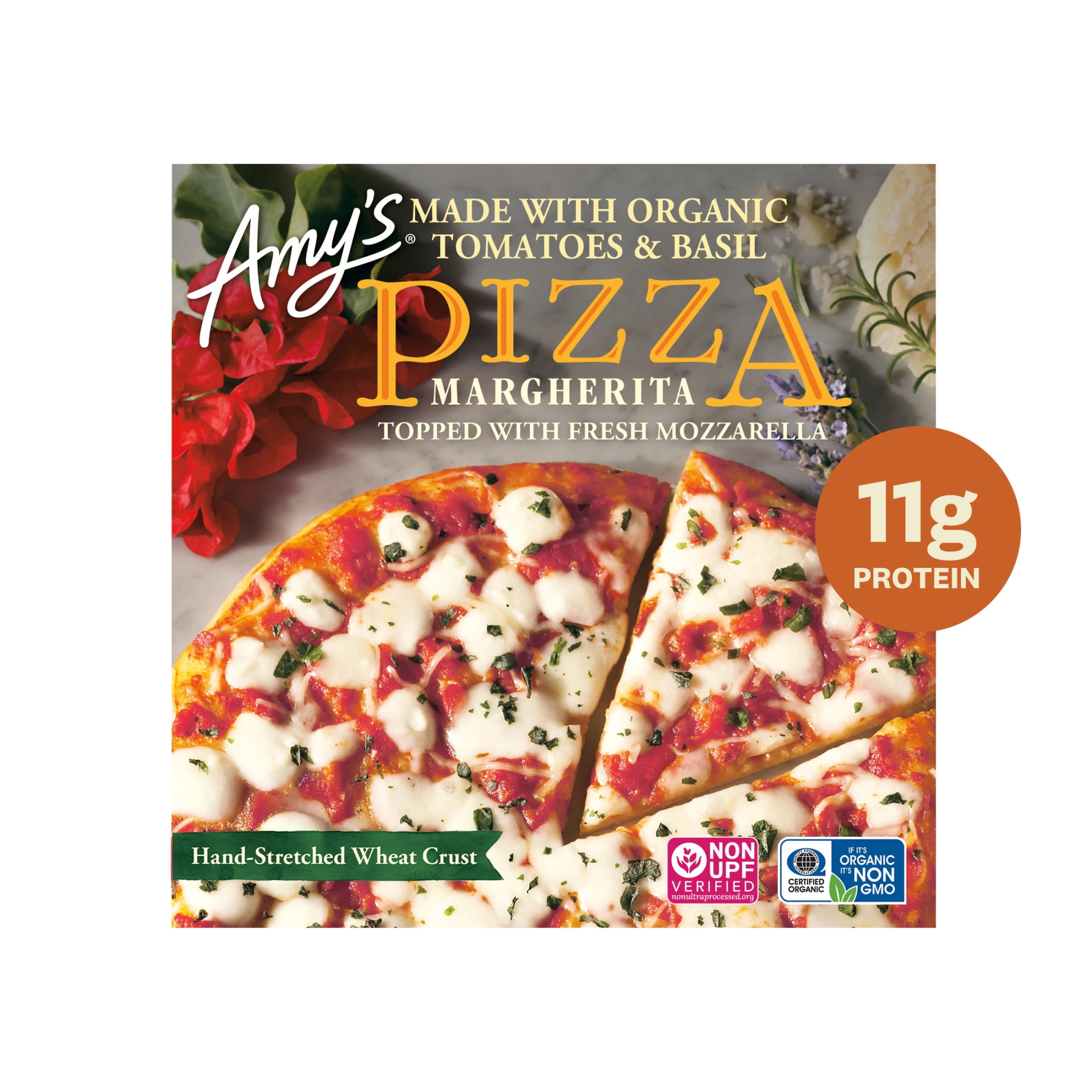 Amy's Margherita Pizza, Frozen Pizza, 13 Oz