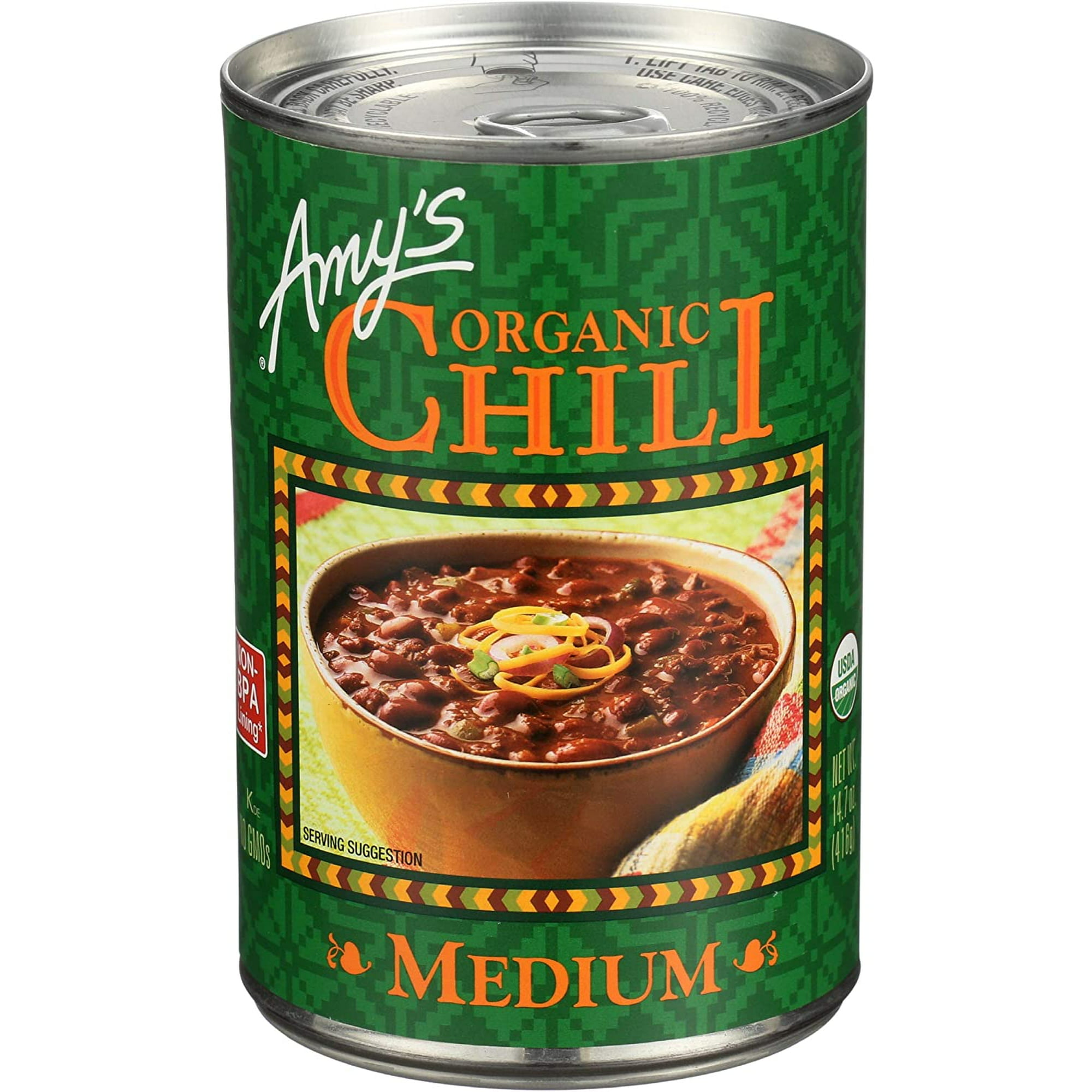 Amy's Organic Chili Medium 14.7 oz Pack of 2