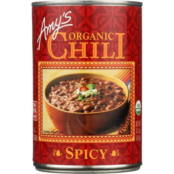 Amy's Organic Chili Spicy 14.7 fl oz Pack of 2