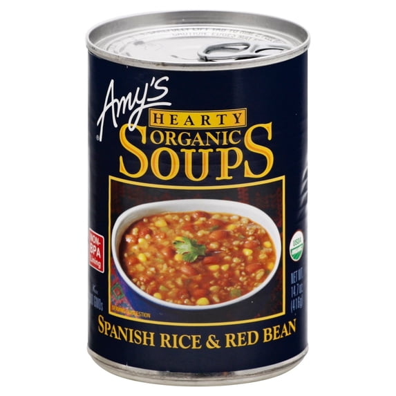 Amy's Organic Hearty Spanish Rice & Red Bean Soup - 14.7 oz