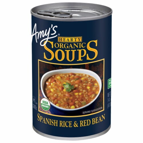 Amy's Organic Hearty Spanish Rice & Red Beans Soup 14.7 oz