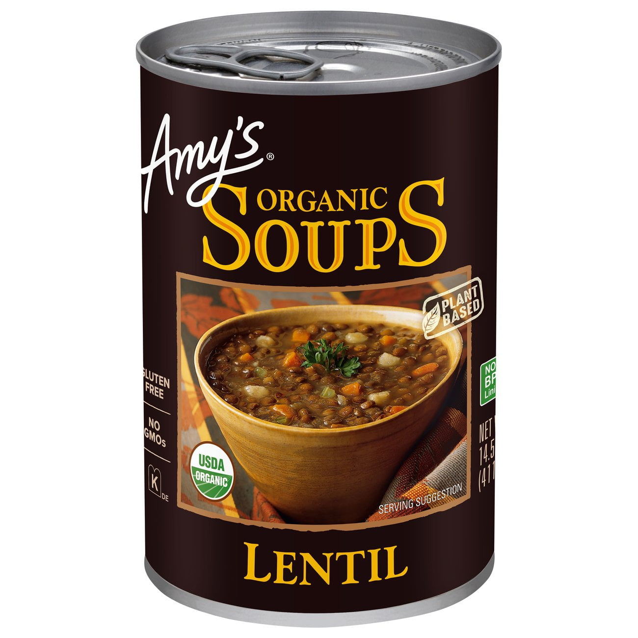 Pack Of 2 Amy's Organic Lentil Soup - 14.5 oz (Packaging May Vary)