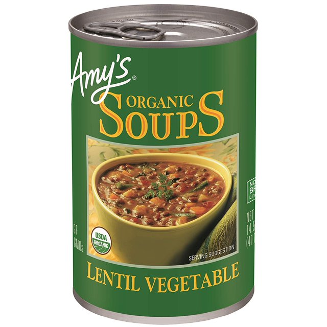 Amy's Organic Lentil Vegetable Soup, Gluten Free, 14.5 oz