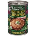 thumbnail image 1 of Amy's Organic Refried Beans Canned, Traditional Refried Beans, Vegan Gluten Free and Vegetarian, 15.4 Oz, 1 of 3