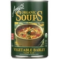 thumbnail image 1 of Amy's Organic Soup Low Fat Vegetable Barley 14.1 fl oz Pack of 2, 1 of 10