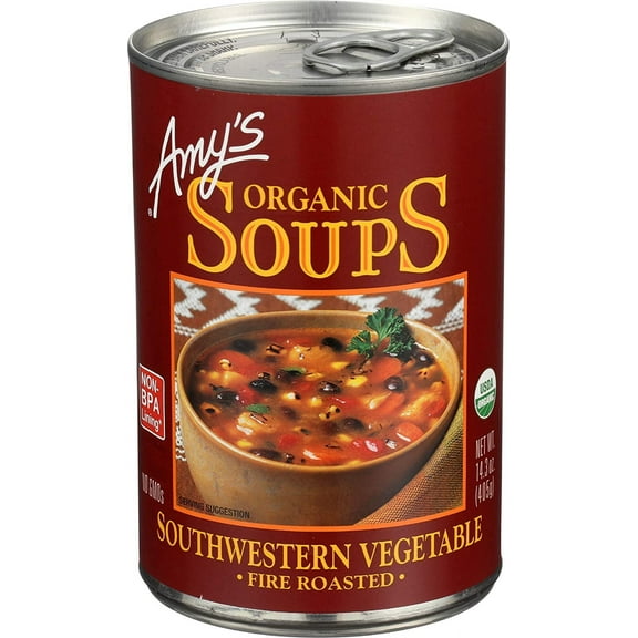 Amy's Organic Soup Southwestern Vegetable 14.3 fl oz Pack of 2