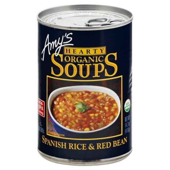Amy's Organic Spanish Rice & Red Bean Soup 14.7 oz