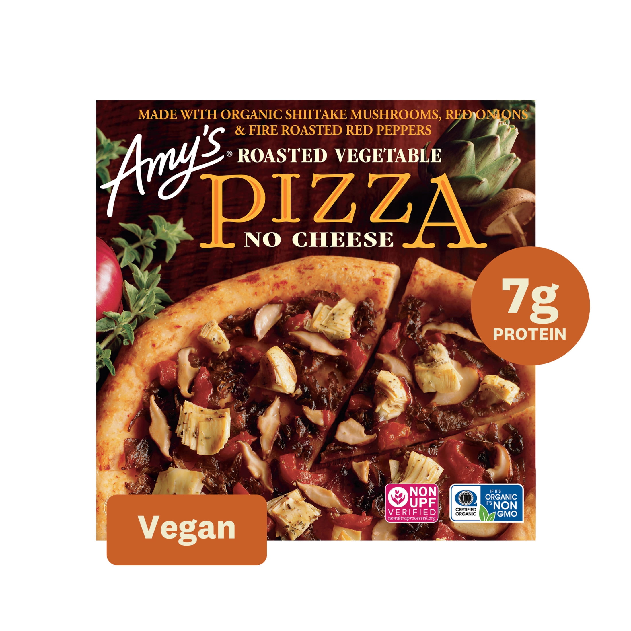 Amy's Roasted Vegetable Pizza, Frozen Pizza, 12 Oz