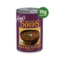 thumbnail image 1 of Amy’s Soup, Plant-Based Organic Black Bean Vegetable Soup, Gluten Free, Made With Organic Black Beans and Vegetables, Canned Soup, 14.5 Oz, 1 of 12