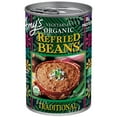 thumbnail image 1 of Amy’s Organic Vegetarian Traditional Refried Beans, Plant Based, Vegan, Gluten Free, Made With Organic Vegetables, Canned Beans, 15.4 Oz, 1 of 6
