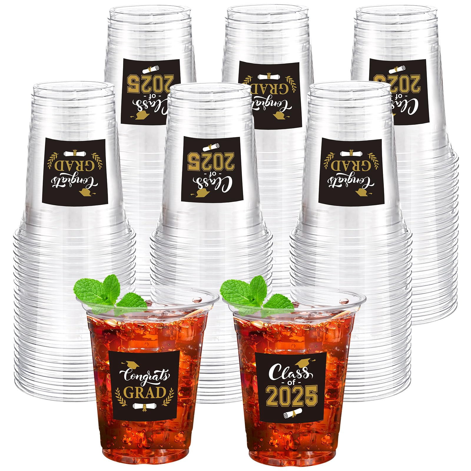 Amyhill 60 PackEGSC 12oz Graduation Cups Bulk Class of 2025 Celebration ...