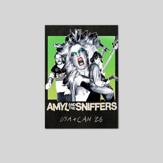 Amyl and The Sniffers tour 2026 Poster Size 24''x36'' Goldengate