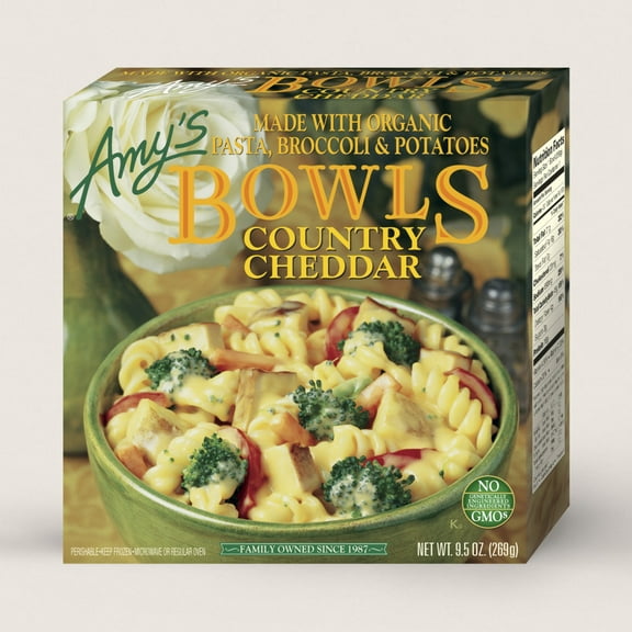 Amys Country Cheddar Bowl, 9.5 Ounce -- 12 per case.