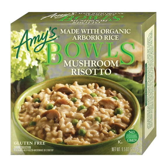 Amys Organic Mushroom Risotto Bowl, 9.5 Ounce -- 12 per case.