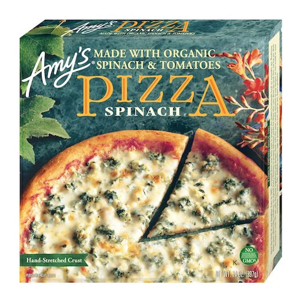 Amys Organic Spinach and Tomato Pizza, 14 Ounce -- 8 per case