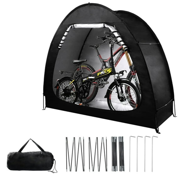 AmzDoer Bike Storage Tent Sheds, Outdoor Storage Waterproof, Heavy-Duty Bike Shelter for 2-3 Bikes, Motorcycles, Lawn Mowers, Outdoor Bike Shed Cover for Backyard Garage, Camping Tools, Toys