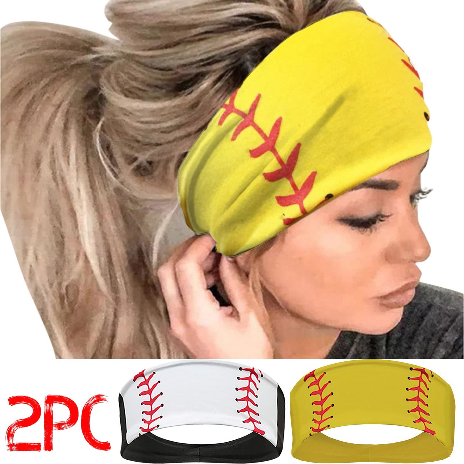 Amzcrzy 2PCS Outdoor Sports Hairbands Hair Accessories  display picture 1