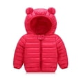 thumbnail image 1 of Amzcrzy Baby Clothes Winter Coats for Toddler Kids Baby Boys Girls Padded Light Puffer Jacket Outerwear Infant Winter Down Jacket with Hoods On Clearance, 1 of 3