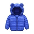 thumbnail image 1 of Amzcrzy Baby Clothes Winter Coats for Toddler Kids Baby Boys Girls Padded Light Puffer Jacket Outerwear Infant Winter Down Jacket with Hoods,On Clearance, 1 of 3