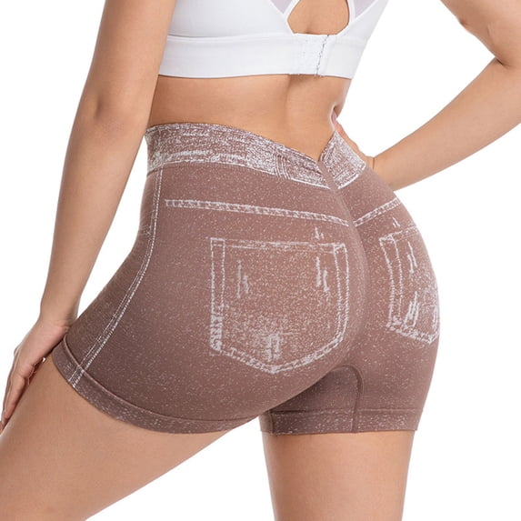 Amzcrzy Jeans for Women Trendy Versatile Printed Denim Shorts Casual Multi Color Summer Travel Rolled Womens Shorts Comfortable High Rise Beach Vacation Ladies Shorts S