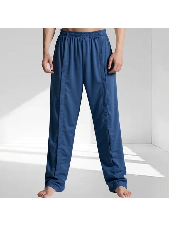 Men's Adaptive Care Pants - Easy Side-Opening for Limited Mobility | Breathable Liner with Bedrest Comfort Fit - Post-Surgery & Recovery Wear