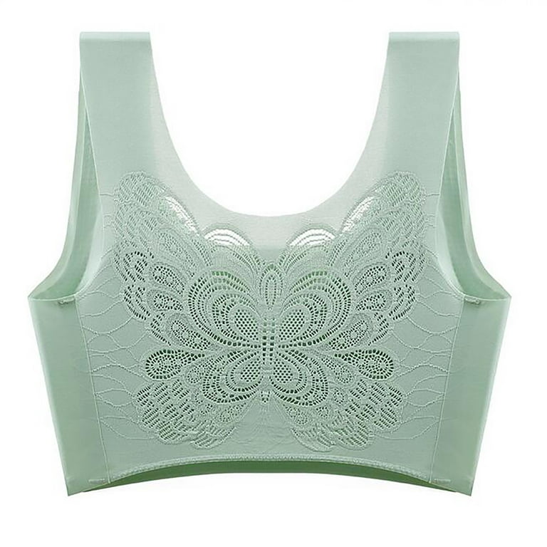  ZYZSTR Sports Bra for Women Cross Back Shockproof Fixed Cup Sport  Bras Seamless Buckles Workout Underwear for Workout Yoga (Color : Green,  Size : Small) : Clothing, Shoes & Jewelry