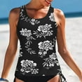 thumbnail image 1 of Amzcrzy Tankini Tops for Women Swimwear Top Only 2024 Summer Tummy Control Bathing Suit Top No Bottom Modest Swim Top S-3XL, 1 of 7