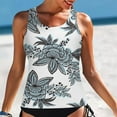 thumbnail image 1 of Amzcrzy Tankini Tops for Women Swimwear Top Only 2024 Summer Tummy Control Bathing Suit Top No Bottom Modest Swim Top S-3XL, 1 of 7