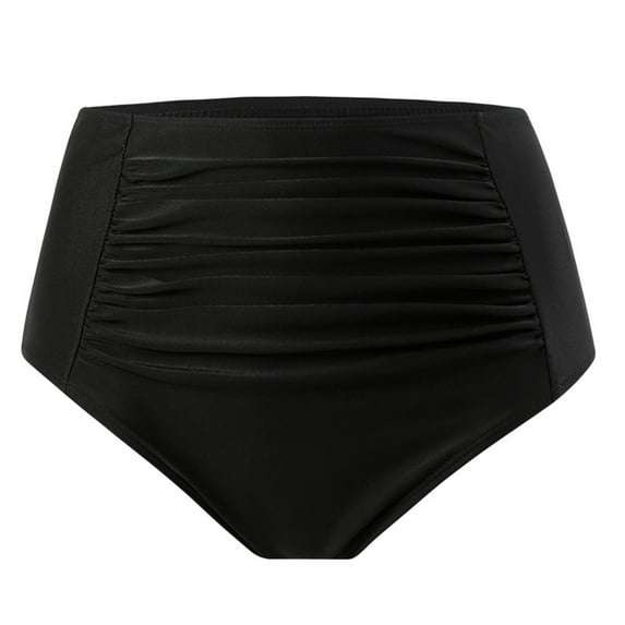 Amzcrzy Women's High Waisted Bikini Swim Bottoms Full Coverage Tankini Swimsuit Bottoms Dance Briefs