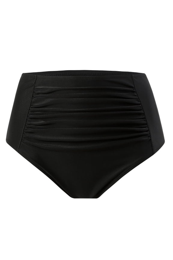 Women's High Waisted Bikini Swim Bottoms Full Coverage Tankini Swimsuit Bottoms Dance Briefs