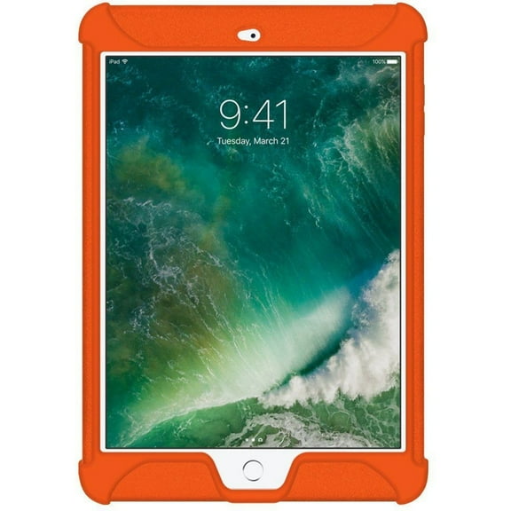 Amzer Silicone Skin Jelly Case for Apple iPad 9.7 Orange