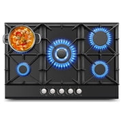 AMZGACHFKTCH 30-Inch 5-Burner Gas Stove, Built-in NG/LPG Convertible
