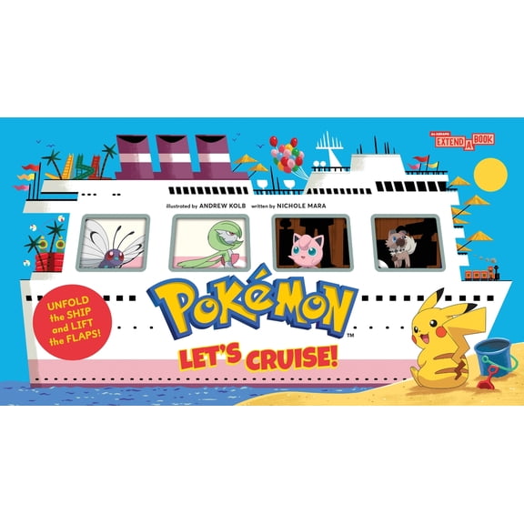 An Abrams Extend-A-Book Pokmon All Aboard: Let's Cruise! (an Abrams Extend-A-Book), (Board Book)
